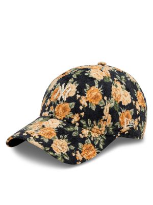 Kapa s šiltom s cvetličnim vzorcem New Era črna
