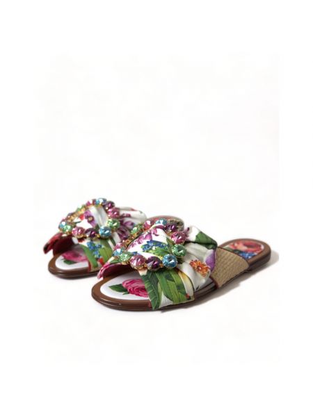 Sandalias de flores con estampado Dolce & Gabbana