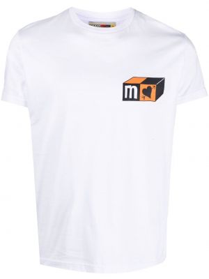 T-krekls ar apdruku Modes Garments balts