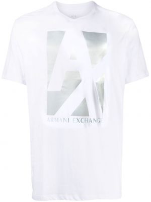 T-shirt Armani Exchange vit