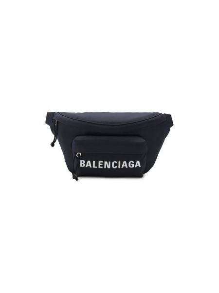 Текстильная поясная сумка Balenciaga, синяя