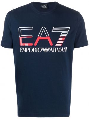 T-shirt Ea7 Emporio Armani blå