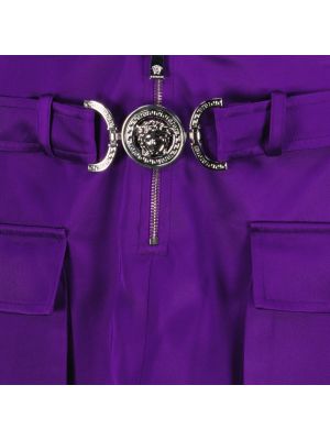 Mini falda Versace violeta