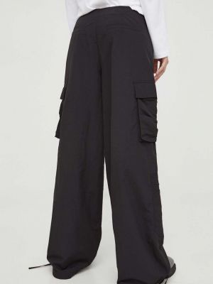 Kalhoty s vysokým pasem 2ndday černé