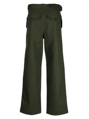 Pantalon droit Maison Kitsuné vert