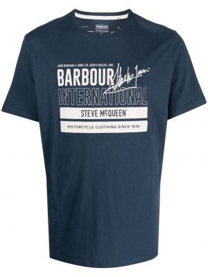 T-shirt con stampa a maniche corte Barbour