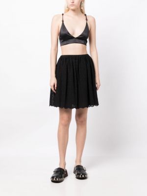 Mini spódniczka Miu Miu Pre-owned czarna