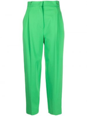 Pantaloni plisate Harris Wharf London verde