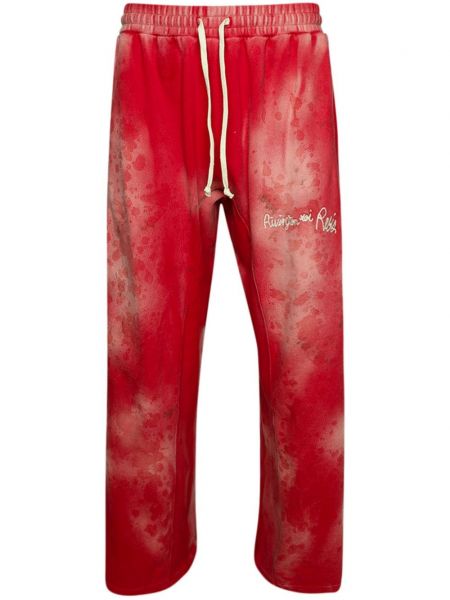 Pantaloni sport cu croială lejeră Rrr123 roșu