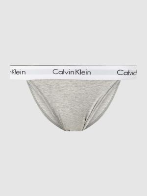 Szare slipy bawełniane Calvin Klein Underwear