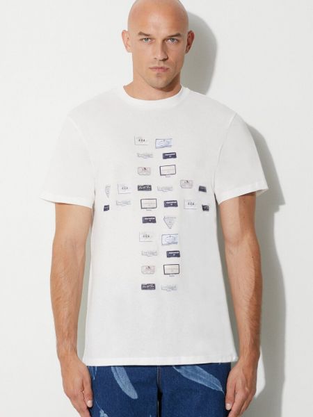 Bavlněné tričko s potiskem 424 bílé