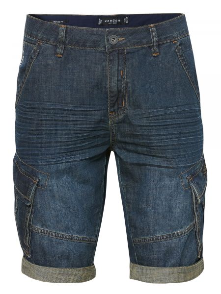 Pantaloni Koroshi albastru