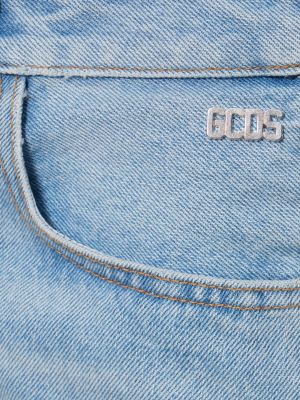Bavlnená džínsová sukňa Gcds
