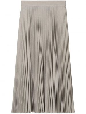 Plisované midi sukně z peří Tory Burch šedé