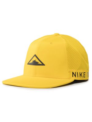 Kepurė su snapeliu Nike geltona