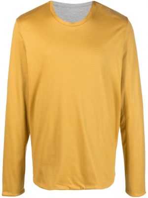 T-shirt a maniche lunghe Sease giallo