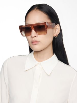 Okulary przeciwsłoneczne bez obcasa Celine Eyewear różowe