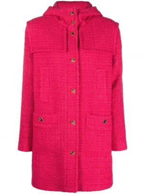 Tweed lang pels Valentino rosa