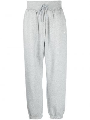 Pantalon de joggings taille haute en polaire Nike gris