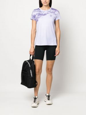 T-shirt à imprimé en jersey Rossignol violet