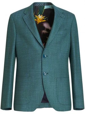 Tweed blazer Etro grün