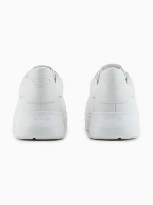 Bőr sneakers Emporio Armani fehér