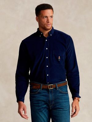 Camisa de pana con bolsillos Polo Ralph Lauren azul