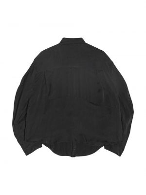 Péřová košile Balenciaga černá
