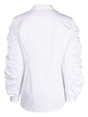 Satynowa koszula Paule Ka biała
