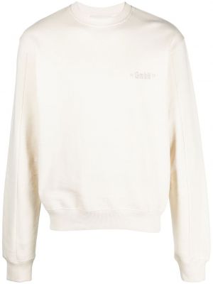 Sweatshirt mit stickerei Gmbh weiß