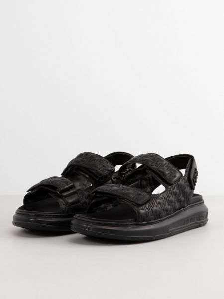 Sandały na platformie Karl Lagerfeld czarne