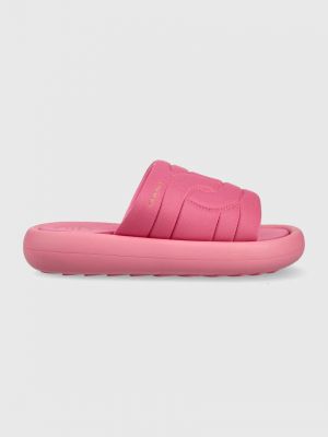 Papuci cu platformă Gant roz