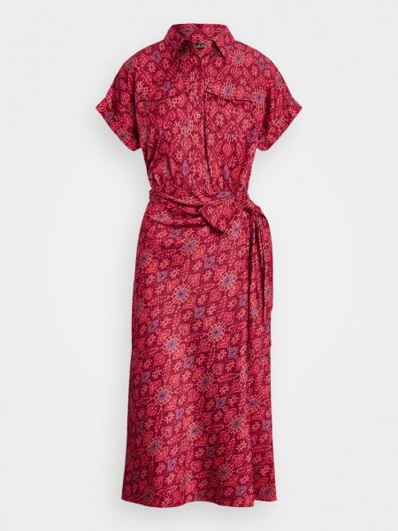 Sukienka koszulowa Lauren Ralph Lauren różowa