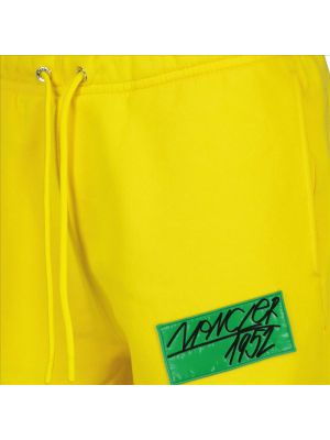 Pantalones de chándal Moncler amarillo
