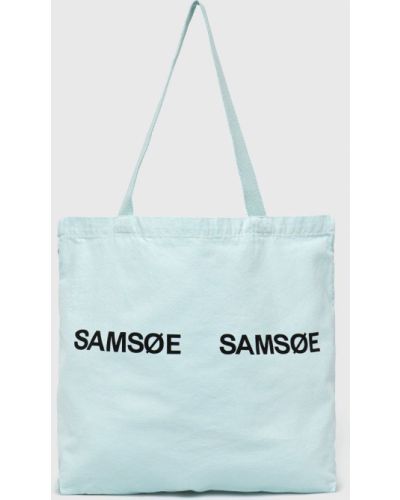 Geantă shopper Samsøe Samsøe violet
