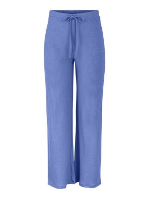 Широки панталони тип „марлен“ Pieces синьо