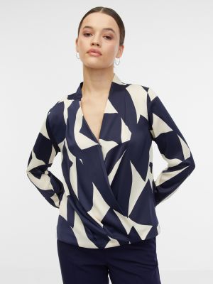 Satenska bluza Orsay plava