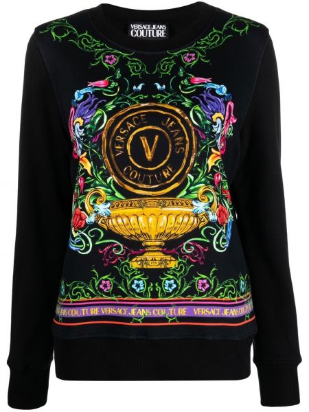 Sweatshirt Versace Jeans Couture svart