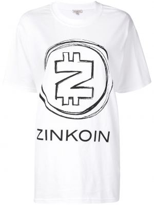 Camiseta con estampado Natasha Zinko blanco