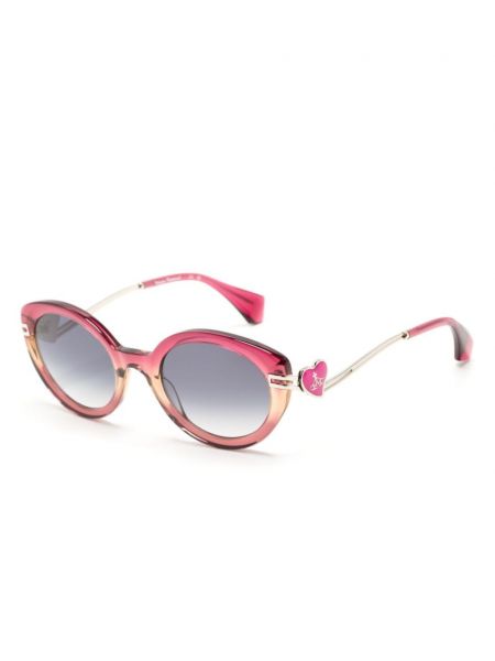 Saulesbrilles ar sirsniņām Vivienne Westwood rozā