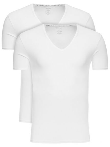 Marškinėliai slim fit Calvin Klein Underwear balta