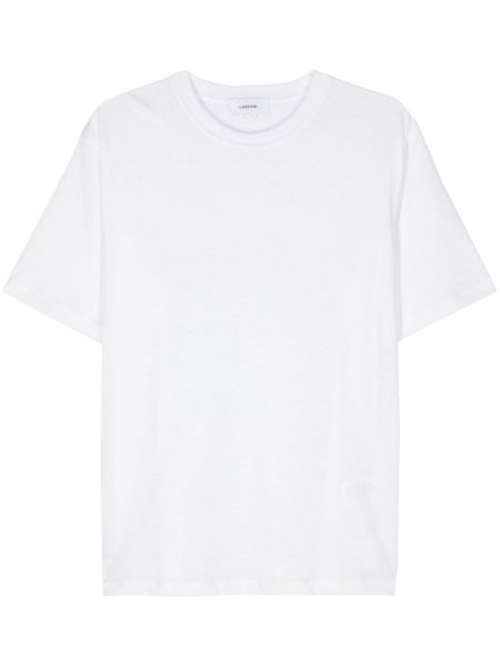 T-krekls ar apaļu kakla izgriezumu Lardini balts