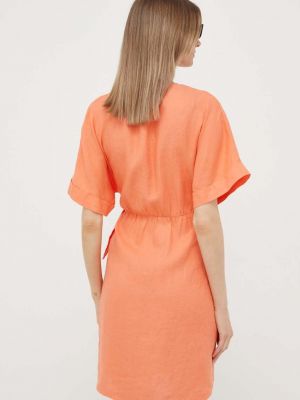 Mini ruha United Colors Of Benetton narancsszínű