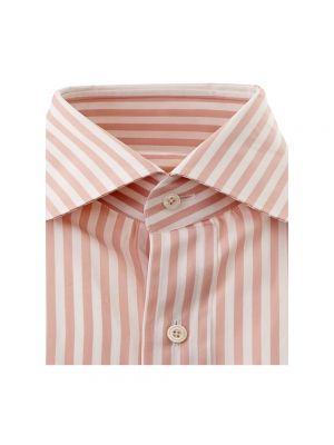 Koszula w paski Tom Ford różowa