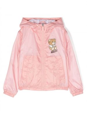 Hætte bamse jakke for piger Moschino Kids