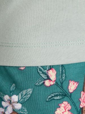 Kratke hlače s melange uzorkom Lascana zelena