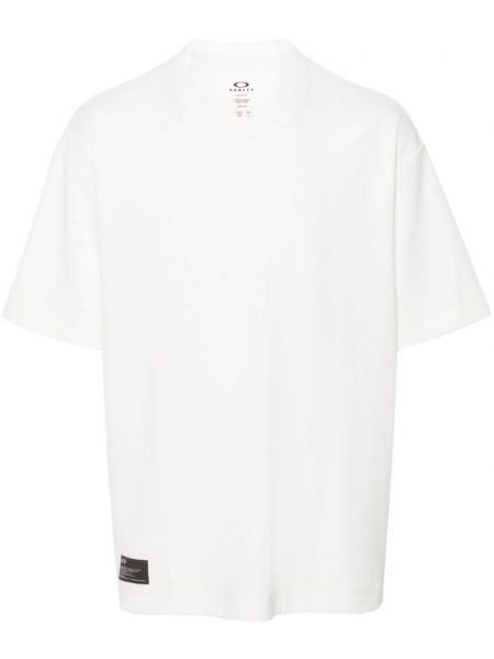 T-shirt avec manches courtes Oakley blanc