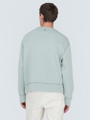Jersey sweatshirt aus baumwoll Ami Paris blau