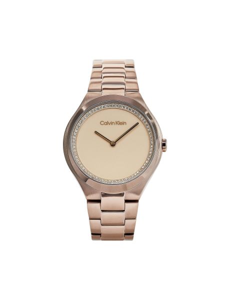 Zegarek z różowego złota Calvin Klein