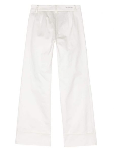 Pantalon droit Société Anonyme blanc